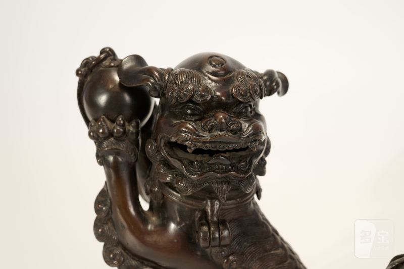 Lot902 明 铜狮子香薰 - 图3